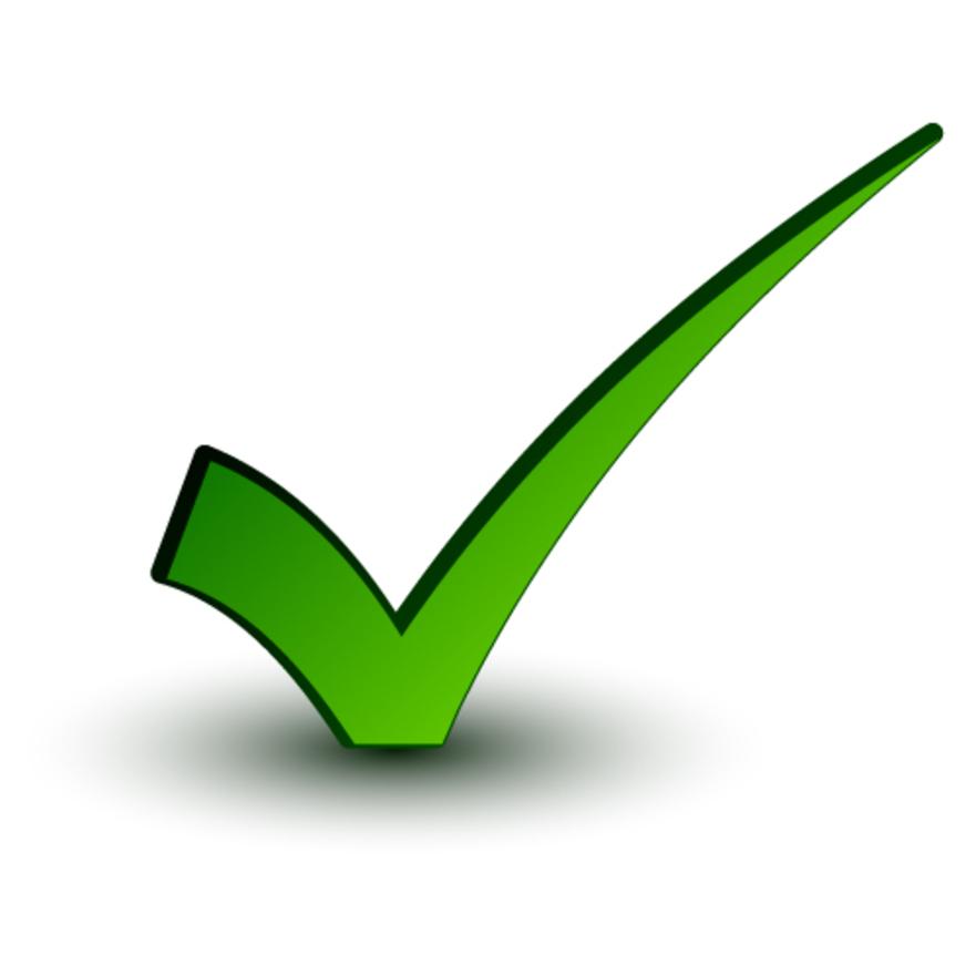 Green tick
